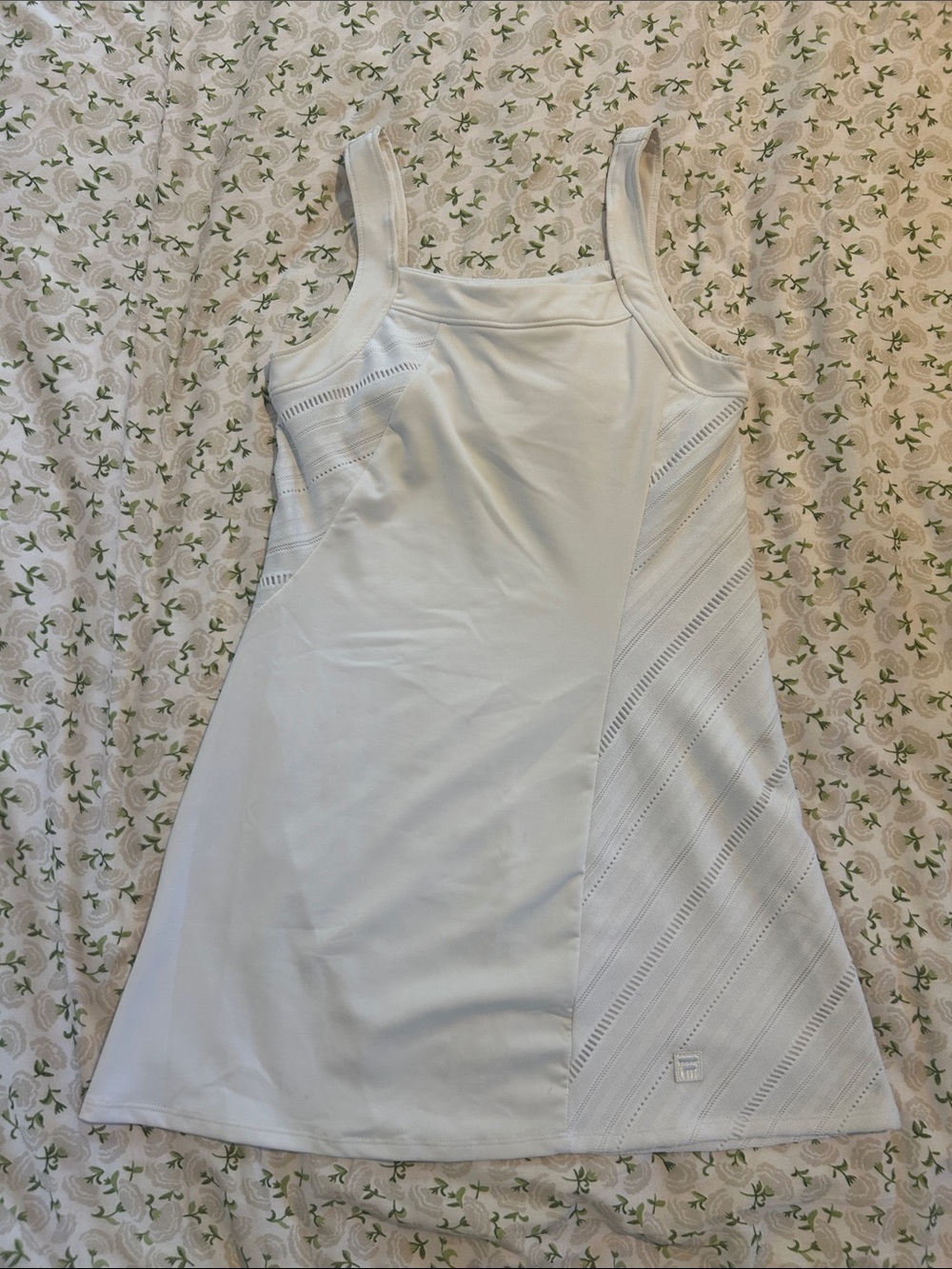 White Sleeveless A-Line Tennis Dress